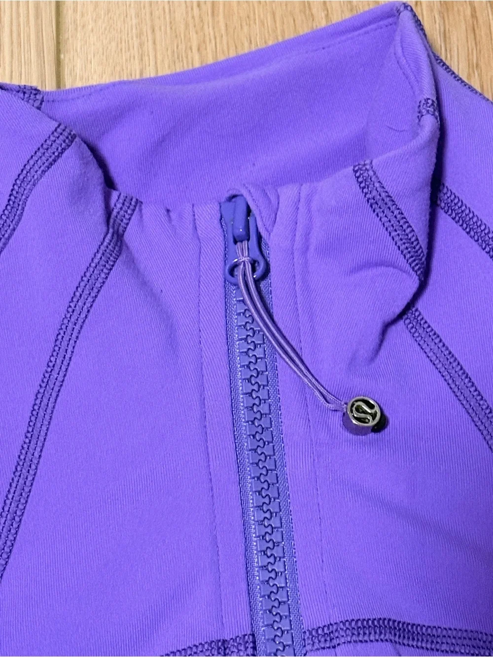 Lululemon vintage define Women’s Purple Full-Zip Athletic Jacket size 12 - Picture 2 of 5